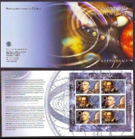 Moldova Moldavia 2009 Europa Astronomy Galileo Donici Booklet With Imperforated Minisheet Mint - 2009