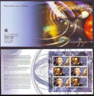 Moldova Moldavia 2009 Europa Astronomy Galileo Donici Booklet With Perforated Minisheet Mint - 2009