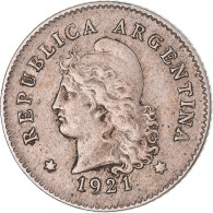 Monnaie, Argentine, 10 Centavos, 1921 - Argentine