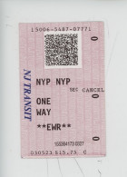 New York : Ticket NJ Transit - NYP One Way (autoroute) - Transport