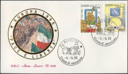 Europa CEPT 1995 Italie - Italy - Italien FDC2 Y&T N°2110 à 2111 - Michel N°2383 à 2384 - 1995