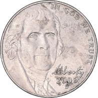 Monnaie, États-Unis, 5 Cents, 2006 - 1938-…: Jefferson