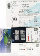 LOT TICKETS SINGAPOUR - Tickets - Vouchers