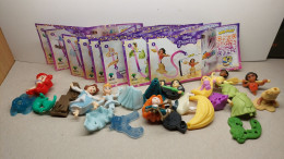 2022 Ferrero - Kinder Surprise - VD340 - VD347 - Disney Princess - Complete Set + 8 BPZ - Monoblocs