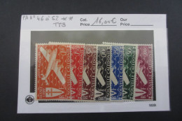 Nelle CALEDONIE POSTE AERIENNE N°46 à 52 NEUF** COTE 16 EUROS  VOIR SCANS - Unused Stamps