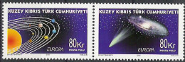 2009 Türkisch Zypern  Turkish Cyprus  698-9  **MNH   Europa: Astronomie - 2009
