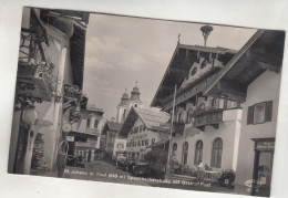 C9358) ST. JOHANN In Tirol - SPECKBACHERSTRASSE Mit Gasthof POST - Alte AUTOS 1931 - St. Johann In Tirol