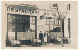 CPA - Carte Photo - "Restaurant Du Bugey" - Ohne Zuordnung