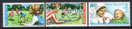 New Zealand 1971 Heatlth - Hockey & Dental Health Set MNH (SG 960-962) - Nuovi