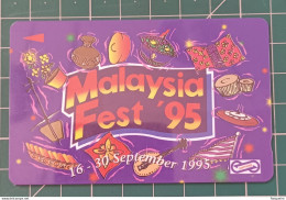 MALAYSIA PHONECARD TOURISM FEST 95 - Malasia