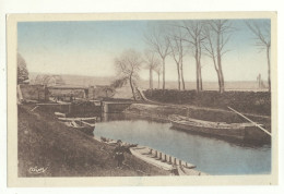 01/ CPA A -  Pont De Vaux - Le Canal Près Du Pont De Fleurville - Pont-de-Vaux