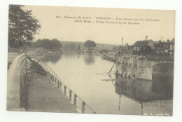 02/ CPA - Soissons - Pont Détruit Par Les Allemands (Guerre De 1914) - Soissons