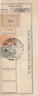 RICEVUTA PACCO POSTALE - 1922 - Postpaketten