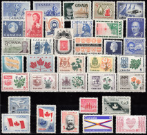 CANADA, 35 DIFFERENT MNH STAMPS With GOOD QUALITY *** - Collections