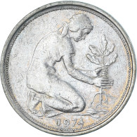 Monnaie, Allemagne, 50 Pfennig, 1974 - 50 Pfennig