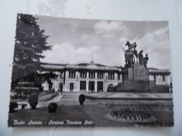 Cartolina Viaggiata "BUSTO ARSIZIO Stazione Ferrovie Stato" 1958 - Busto Arsizio