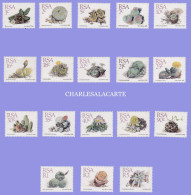 SOUTH AFRICA  1988  DEFINITIVES  CACTI  18 VALUES  S.G. 654-672  U.M. - Unused Stamps