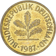 Monnaie, Allemagne, 5 Pfennig, 1987 - 5 Pfennig