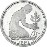 Monnaie, Allemagne, 50 Pfennig, 1990 - 50 Pfennig
