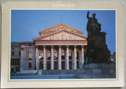 GERMANY DEUTSCHLAND MUNICH MÜNCHEN OPERA HOUSE THEATRE POSTKARTE POSTCARD ANSICHTSKARTE CARTE POSTALE CARD PC CP AK - Langen