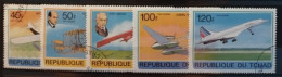 République Du Tchad 1978 / Yvert Poste Aérienne N°217-221 / Used - Tchad (1960-...)