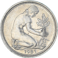 Monnaie, Allemagne, 50 Pfennig, 1981 - 50 Pfennig