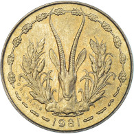 Monnaie, Communauté économique Des États De L'Afrique De L'Ouest, 5 Francs - Ivory Coast