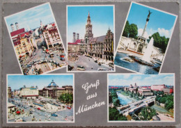 GERMANY DEUTSCHLAND MUNICH MÜNCHEN MULTI VIEW KARTE POSTKARTE POSTCARD ANSICHTSKARTE CARTE POSTALE CARD PC AK CP - Langen