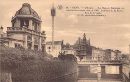 BELGIQUE - GAND - L'escaut - La Banque Nationale - Carte Postale Ancienne - Gent