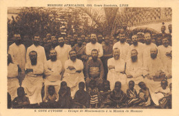 CPA AFRIQUE COTE D'IVOIRE GROUPE DE MISSIONNAIRES A LA MISSION DE MOOUSSO - Costa De Marfil