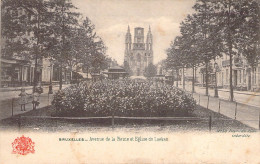 BELGIQUE - Bruxelles - Avenue De La Reine Et Eglise De Laeken - Carte Postale Ancienne - Otros & Sin Clasificación