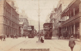 CPA AFRIQUE DU SUD JOHANNESBOURG CARTE PHOTO AVEC LES TRAMWAYS - South Africa