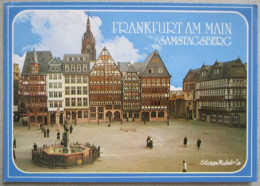 GERMANY DEUTSCHLAND FRANKFURT AM MAIN ROMER PLATZ CARD KARTE POSTKARTE POSTCARD ANSICHTSKARTE CARTE POSTALE PC CP AK - Langen