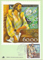 Portugal Carte FDC 14 Avril 1980 Vasco Da Gama - FDC