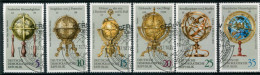DDR / E. GERMANY 1972 Terrestrial And Celestial Globes Used.  Michel 1792-97 - Oblitérés