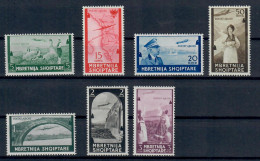 ALBANIA 1940 REGNO DI VITTORIO EMANUELE III POSTA AEREA  SERIE COMPLETA MH/* - Albanie