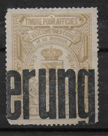 Luxemburg 1883 Fiscaux  Fiscal Stempelmarke Revenue Stamp - Steuermarken