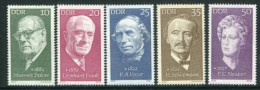 DDR / E. GERMANY 1972 Personalities MNH / **.  Michel 1731-34 - Nuevos