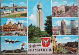 GERMANY DEUTSCHLAND FRANKFURT AM MAIN MULTI VIEW KARTE CARD POSTKARTE POSTCARD ANSICHTSKARTE CARTE POSTALE PC CP AK - Langen