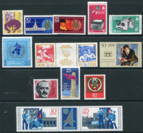 DDR / E. GERMANY 1972 Ten Commemorative Issues MNH / **. - Nuevos