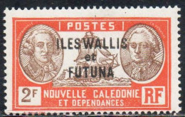 WALLIS AND FUTUNA ISLANDS 1930 1940 OVERPRINTED ADMIRAL DE BOUGAINVILLE COUNT DE LA PEROUSE 2fr MH - Neufs