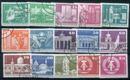 DDR / E. GERMANY 1973-74 Buildings Definitives Used. - Used Stamps