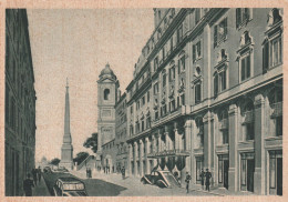 Rome Hotel De La Ville Italy Old Postcard - Bares, Hoteles Y Restaurantes