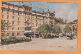 Rome Grand Hotel Imperial Italy Old Postcard - Bars, Hotels & Restaurants