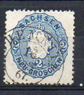 Sachsen 1863 - Mi 17 A - O - Used (2ZK14) - Sachsen