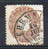 Sachsen 1863 - Mi 18 A - O - Used (2ZK14) - Sachsen