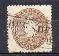 Sachsen 1863 - Mi 18 A - O - Used (2ZK14) - Sachsen