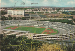 Rome Stadio Stadium Italy Old  Postcard Mailed - Cafés, Hôtels & Restaurants