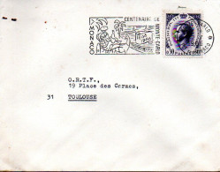 MONACO 1966 - Flamme Centenaire De Monte-Carlo - Postmarks