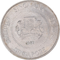 Monnaie, Singapour, 50 Cents, 1987 - Singapore